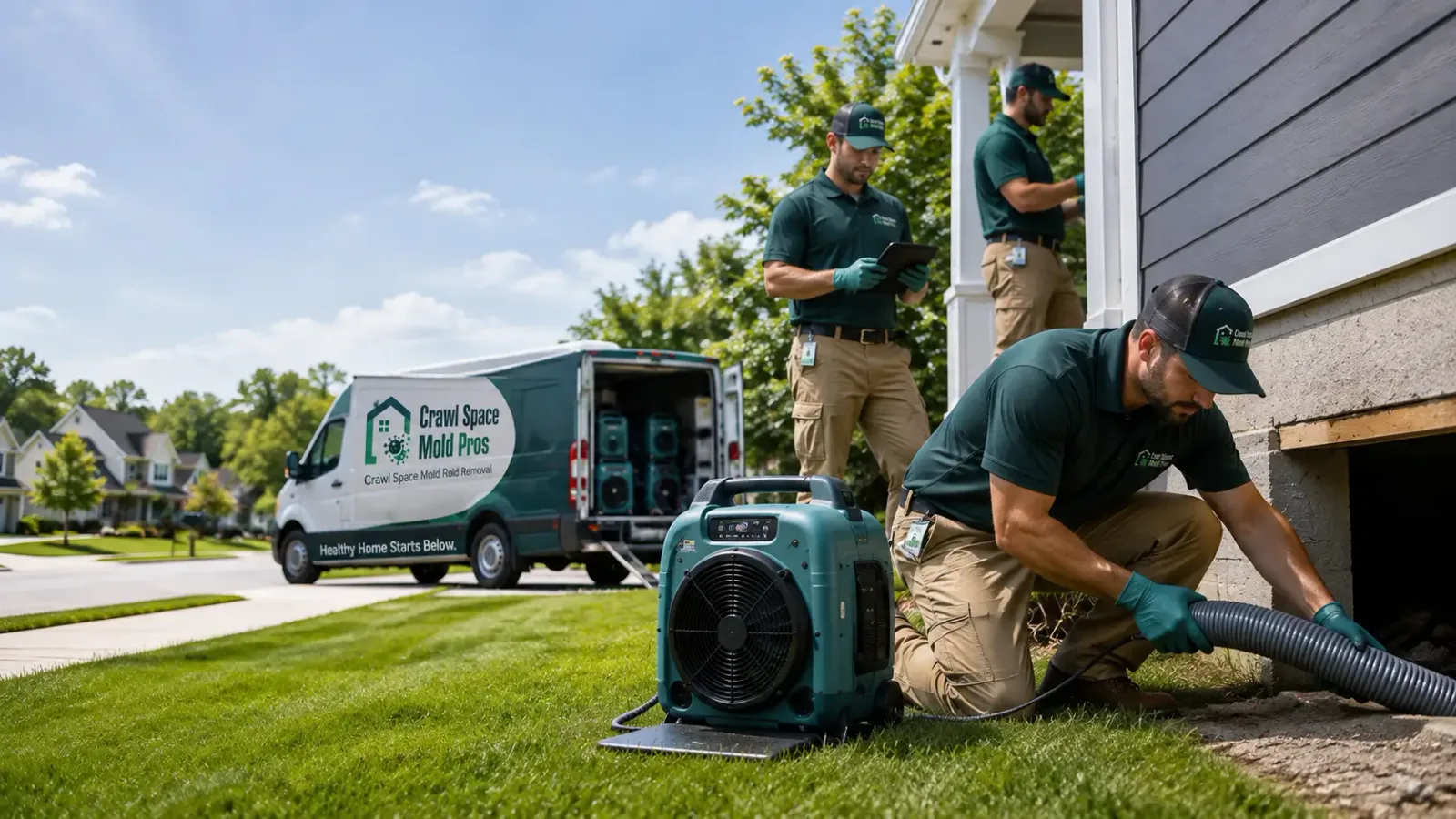 Crawl Space Mold Removal in Central City, NE